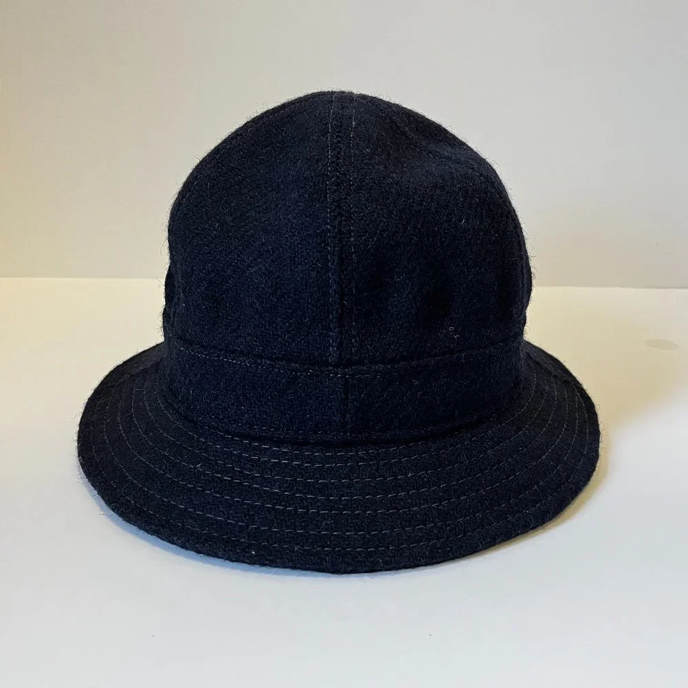 Blue Wool Bucket Hat - Harris Tweed x Mark McNairy - Picture 1 of 10